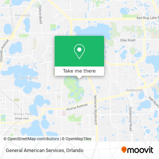Mapa de General American Services