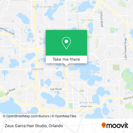 Zeus Garca Hair Studio map