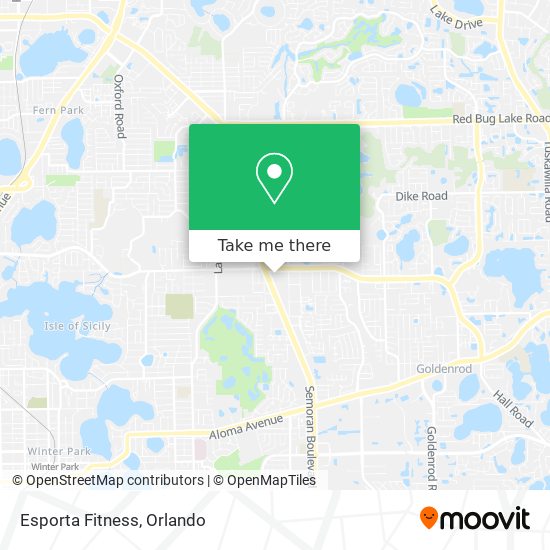 Mapa de Esporta Fitness