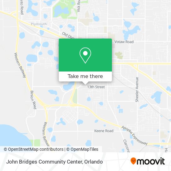 Mapa de John Bridges Community Center