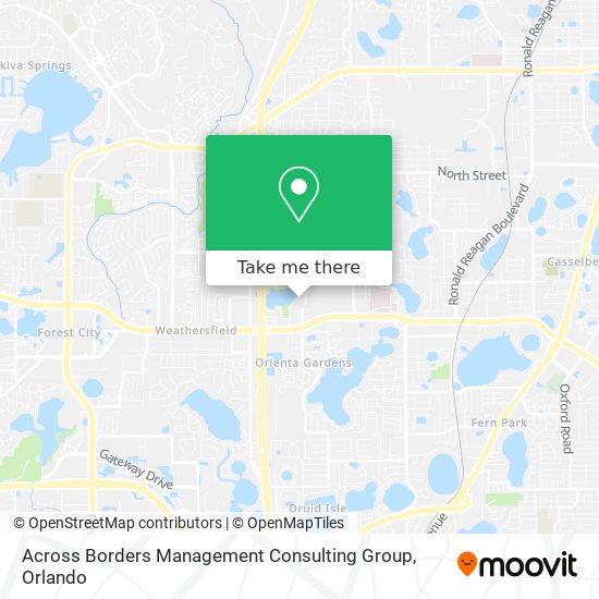 Across Borders Management Consulting Group map