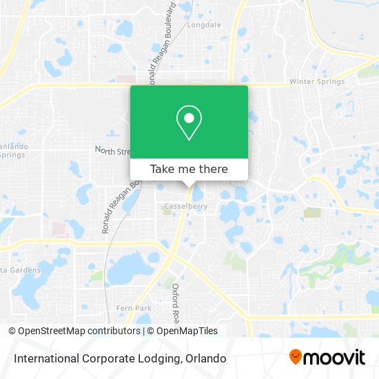 International Corporate Lodging map