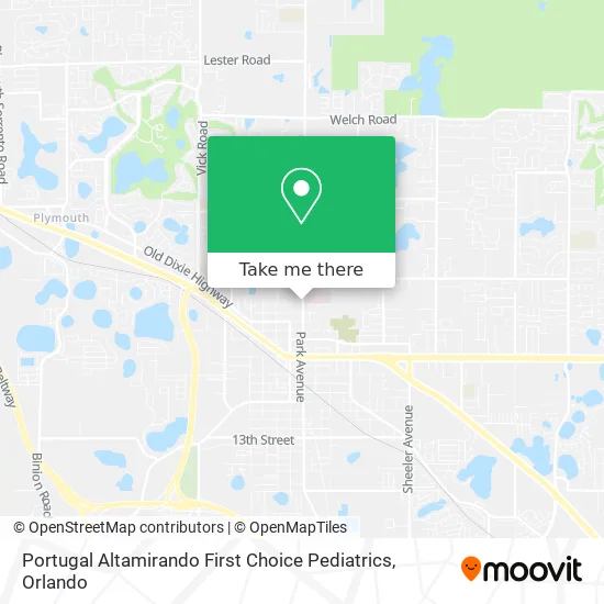 Mapa de Portugal Altamirando First Choice Pediatrics