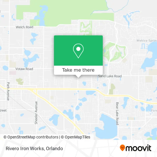 Rivero Iron Works map