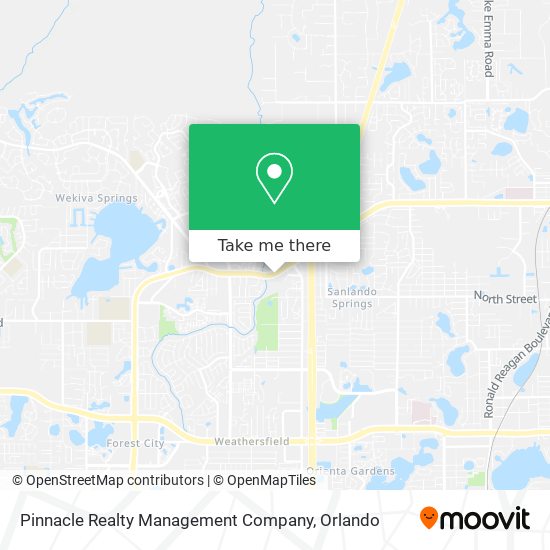 Mapa de Pinnacle Realty Management Company