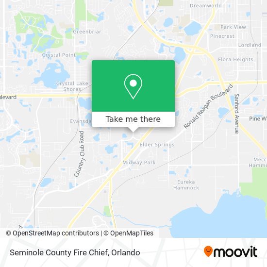 Mapa de Seminole County Fire Chief