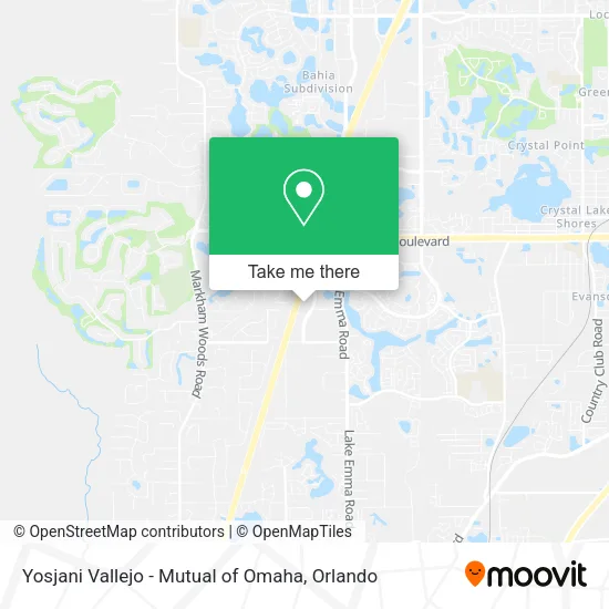 Yosjani Vallejo - Mutual of Omaha map