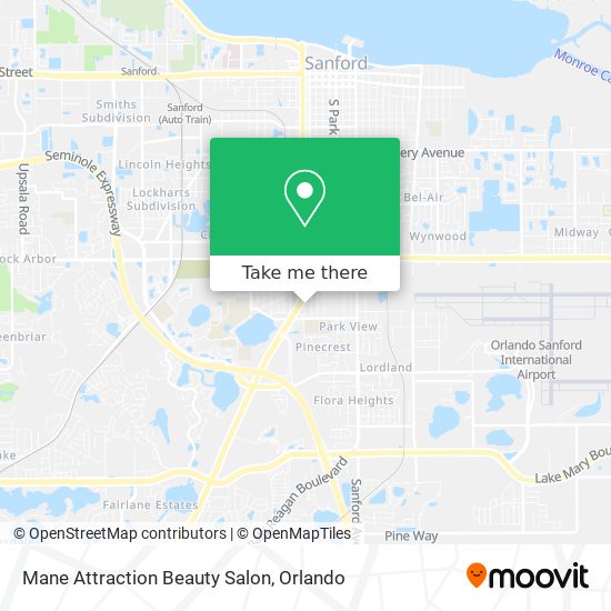 Mane Attraction Beauty Salon map