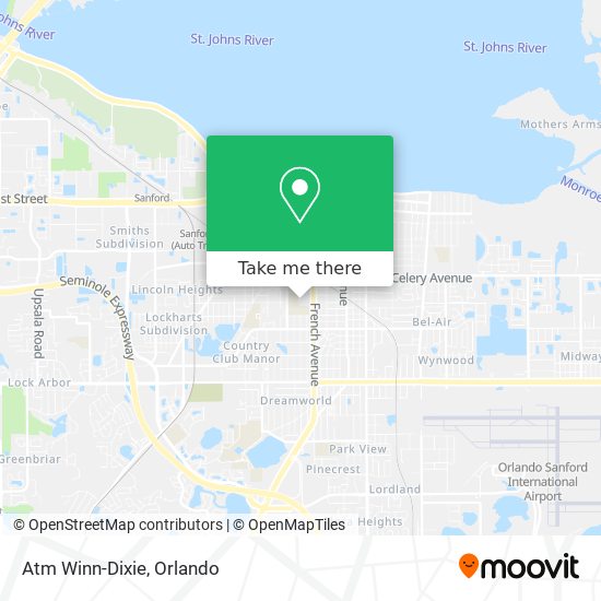 Atm Winn-Dixie map