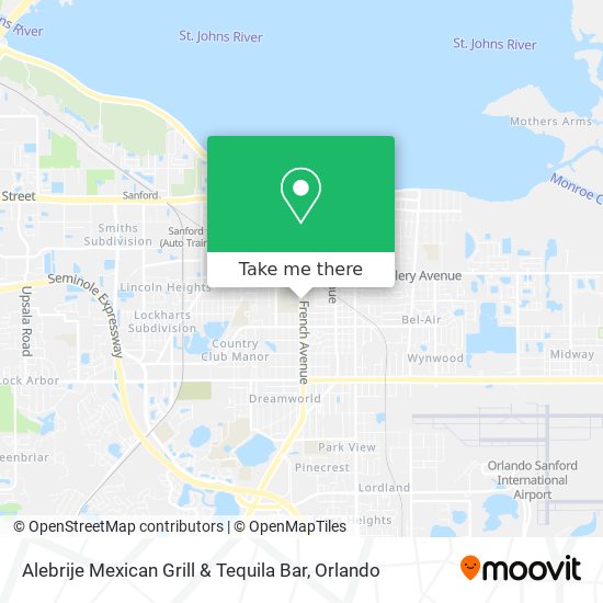 Alebrije Mexican Grill & Tequila Bar map