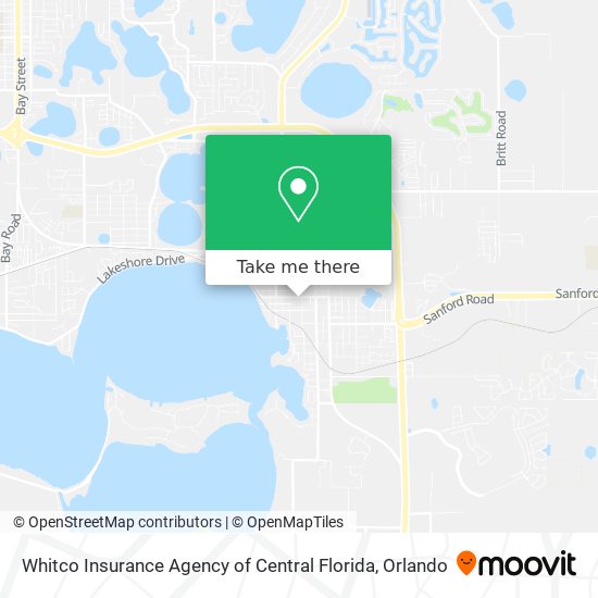Whitco Insurance Agency of Central Florida map
