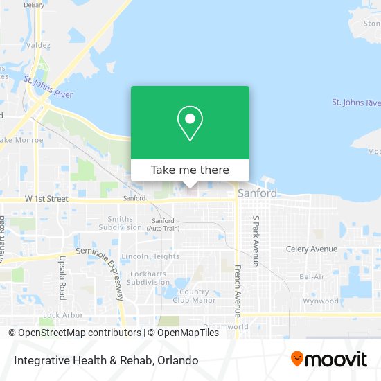 Integrative Health & Rehab map