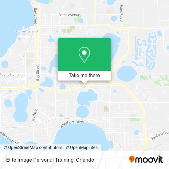 Elite Image Personal Training map
