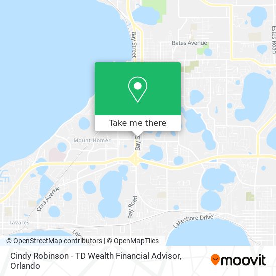 Mapa de Cindy Robinson - TD Wealth Financial Advisor