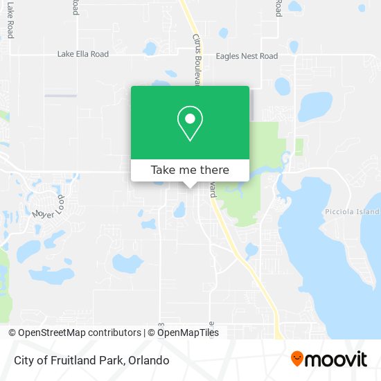 City of Fruitland Park map