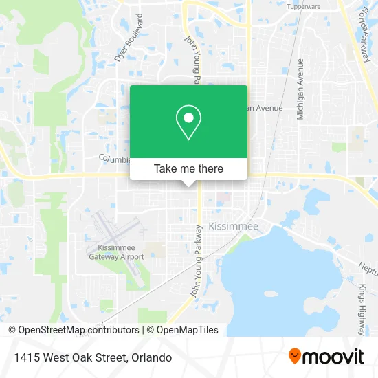Mapa de 1415 West Oak Street