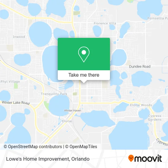 Lowe's Home Improvement map