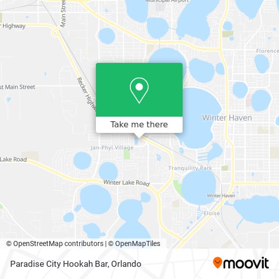 Paradise City Hookah Bar map