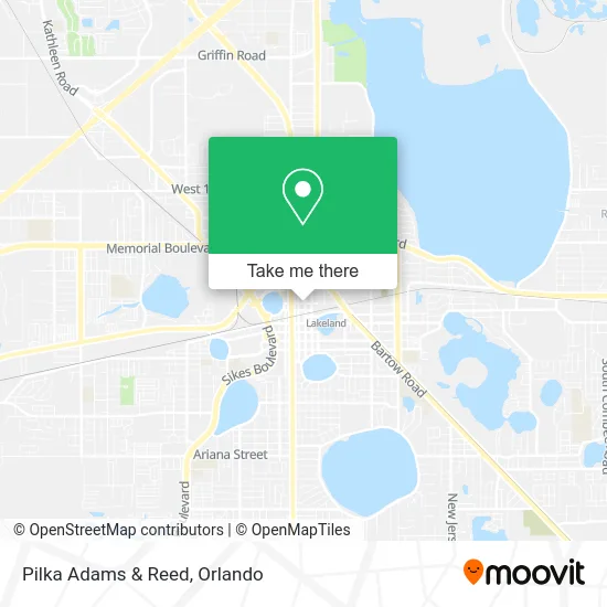 Pilka Adams & Reed map