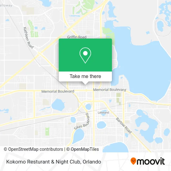 Kokomo Resturant & Night Club map