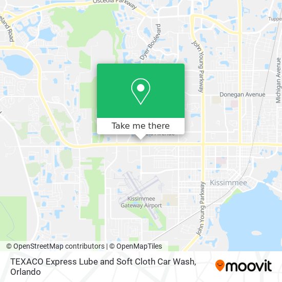 Mapa de TEXACO Express Lube and Soft Cloth Car Wash