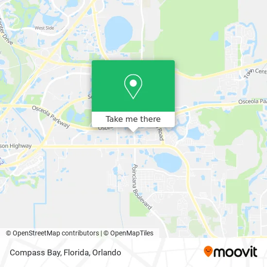 Compass Bay, Florida map