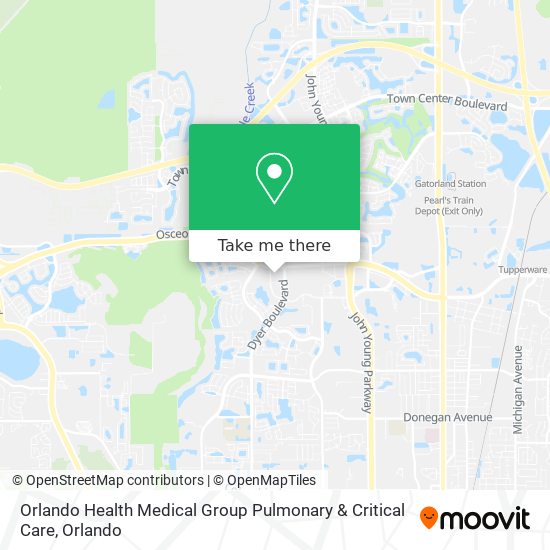 Mapa de Orlando Health Medical Group Pulmonary & Critical Care