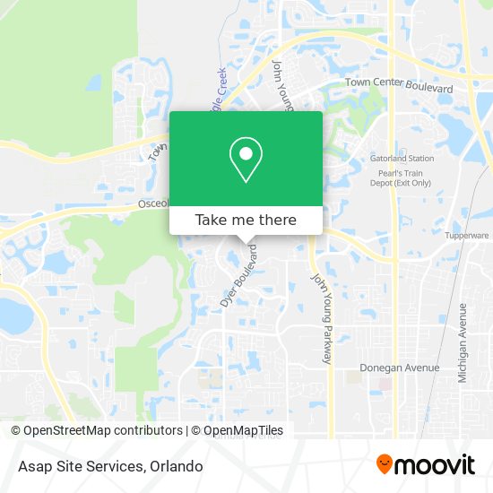 Asap Site Services map