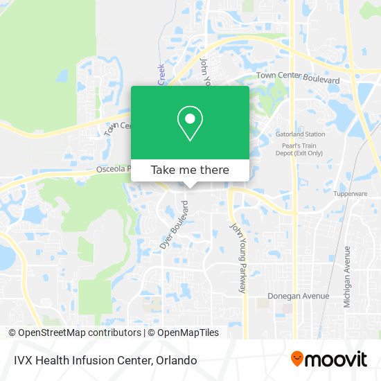 IVX Health Infusion Center map