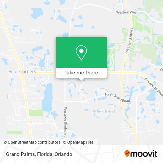 Grand Palms, Florida map