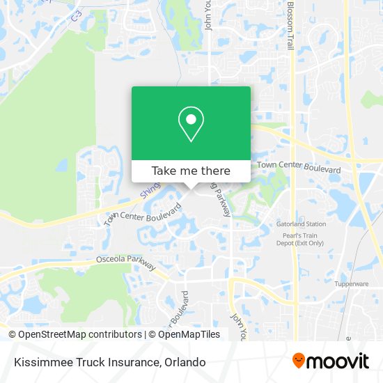 Kissimmee Truck Insurance map