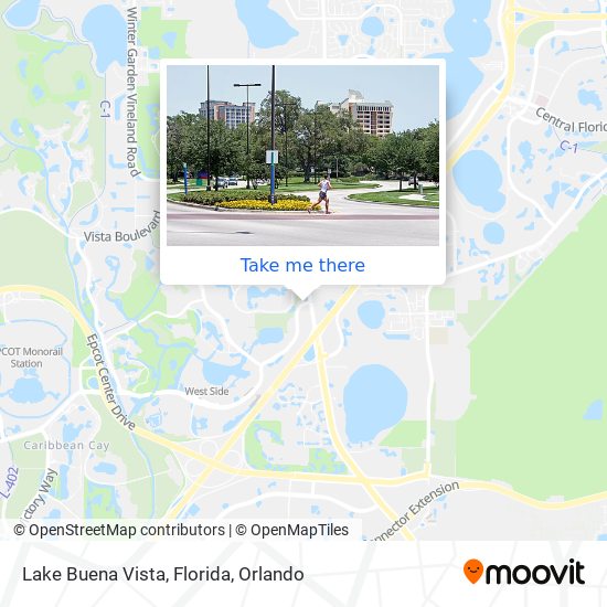 Lake Buena Vista, Florida map