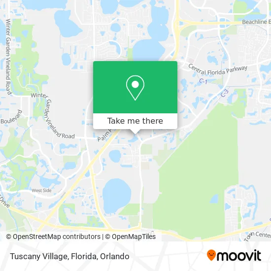 Mapa de Tuscany Village, Florida