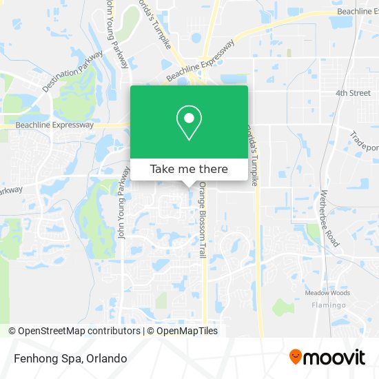 Mapa de Fenhong Spa