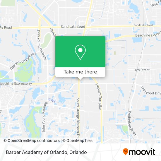 Mapa de Barber Academy of Orlando