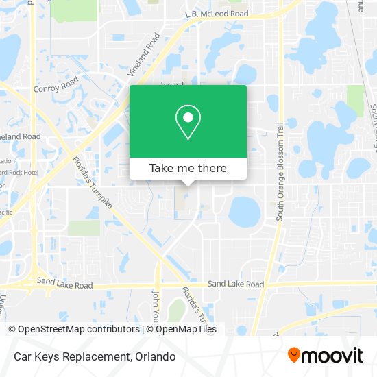 Car Keys Replacement map