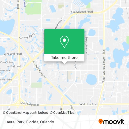 Laurel Park, Florida map