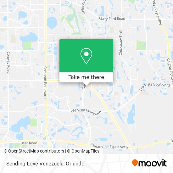Sending Love Venezuela map