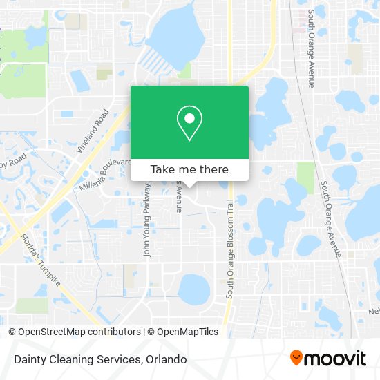 Dainty Cleaning Services map