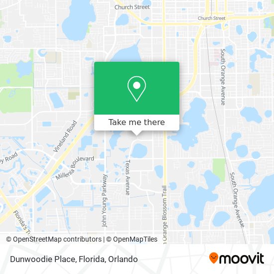 Dunwoodie Place, Florida map