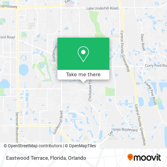 Eastwood Terrace, Florida map