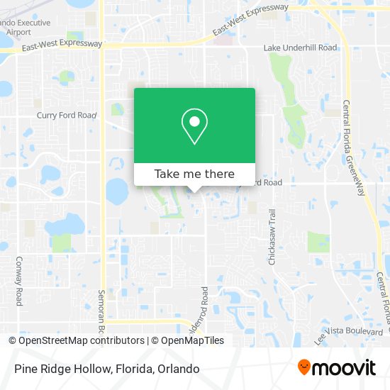 Pine Ridge Hollow, Florida map
