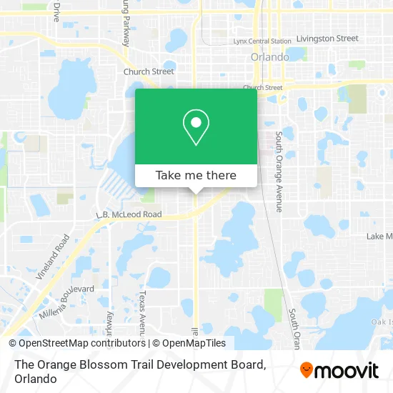 Mapa de The Orange Blossom Trail Development Board