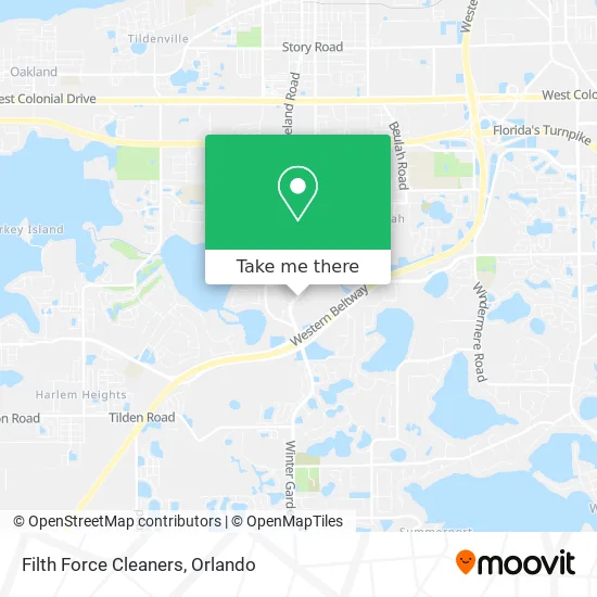 Filth Force Cleaners map