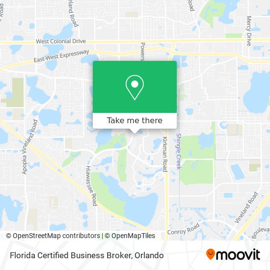 Florida Certified Business Broker map