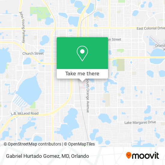 Gabriel Hurtado Gomez, MD map