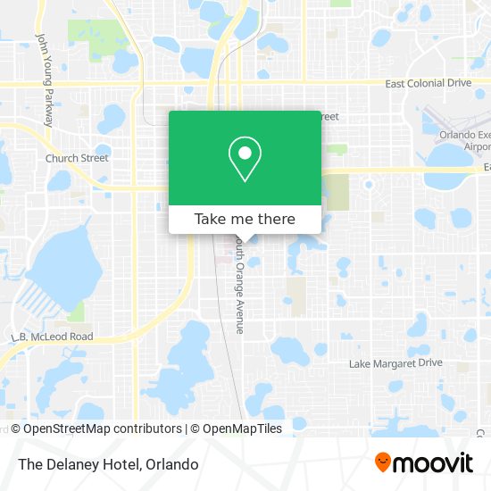 Mapa de The Delaney Hotel