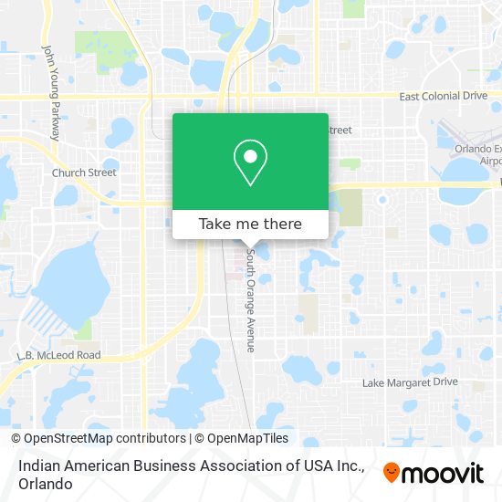 Indian American Business Association of USA Inc. map