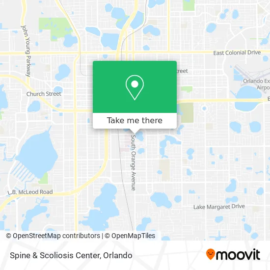 Mapa de Spine & Scoliosis Center