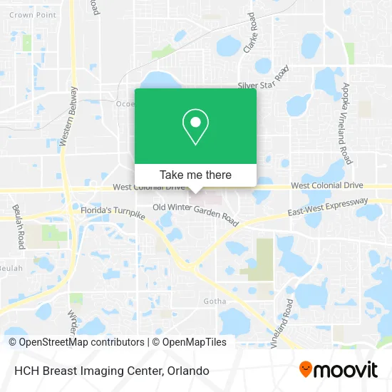 HCH Breast Imaging Center map